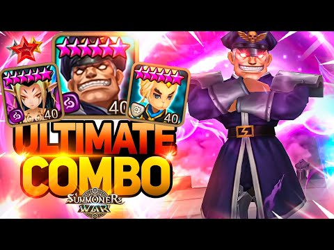 Guardian Player SHOCKS Enemies with Illegal CC Combo - Summoners War