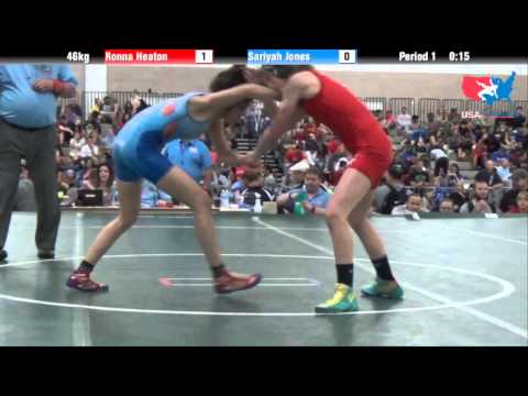 Cadet Best of 3 46kg - Ronna Heaton vs. Sariyah Jones