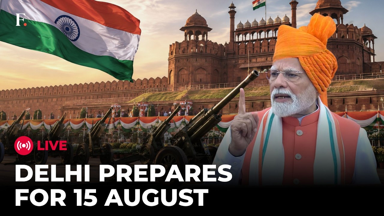 Independence Day 2026 LIVE: Gun Salute Rehearsal Underway Near Delhi's Red Fort | PM Modi | Red Fort