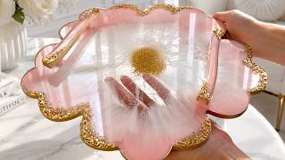 GENIUS! Turn Epoxy Resin into This Stunning Serving Tray! ✨