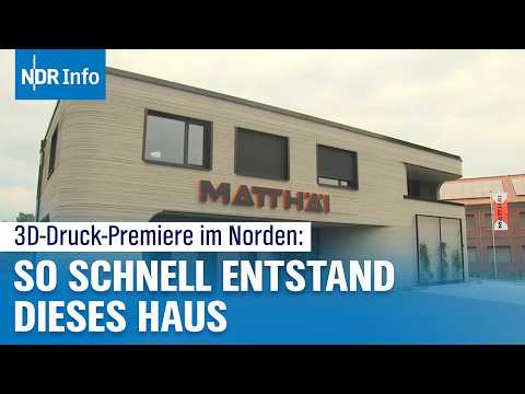 Video Thumbnail: Bau‑Revolution in 105 Stunden: Wie ein Drucker ein Haus erschafft | NDR Info