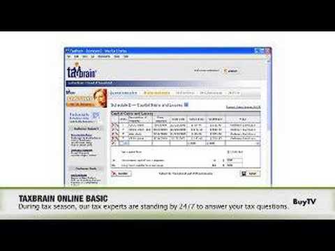 BuyTV Product Feature -  Taxbrain Online Basic