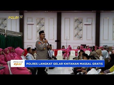 PERINGATI HARI BHAYANGKARA KE-79 POLRES LANGKAT GELAR KHITANAN MASSAL GRATIS