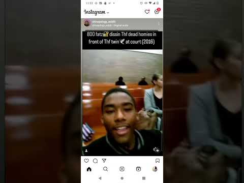 800 Fatz (🔒) Trolling Thf Twin (🕊️) in court, disrespecting his fallen homies #Drill #BigPlushTV