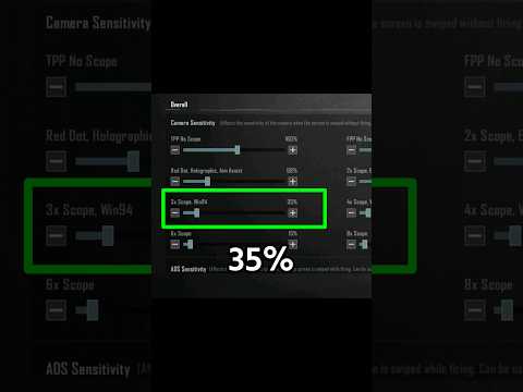 ✅3X Scope Sensitivity Settings 🔥 Pubg Mobile Gyroscope 3x Zero Recoil Sensitivity 🔥 3x Best Settings