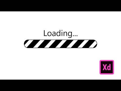 Animation in Adobe XD | Loading animation. Adobe XD tutorials for begginers.