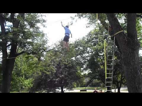 Horrible Slack Line Accident