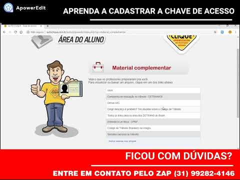 Aprenda a ministrar uma aula interativa no CFC usando a Auto Clique e a cadastrar a chave de acesso.