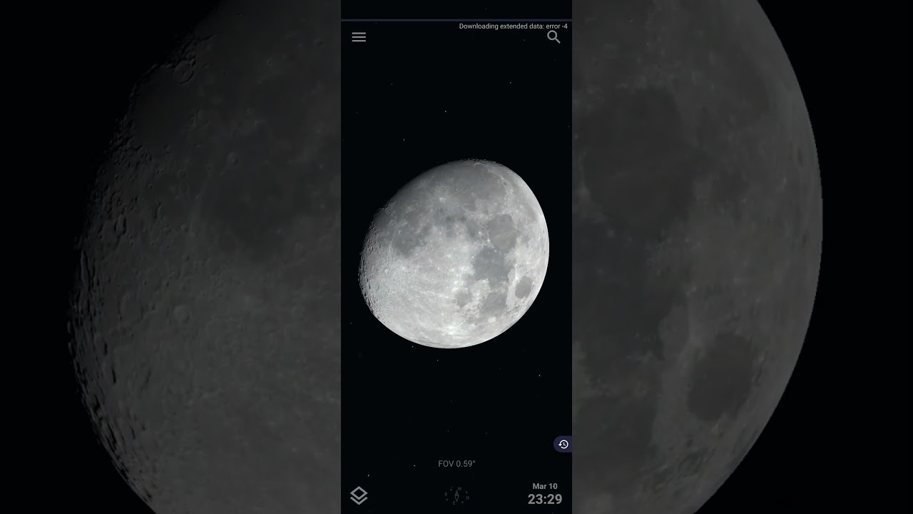 zooming to 🌙  #stellarium