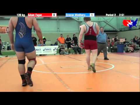 Adam Fager vs. Connor Medbery at 2013 ASICS University Nationals - FS