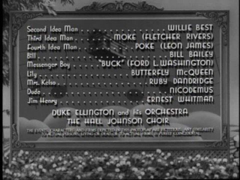 Cabin in the Sky 1943 - pt 1 - credits