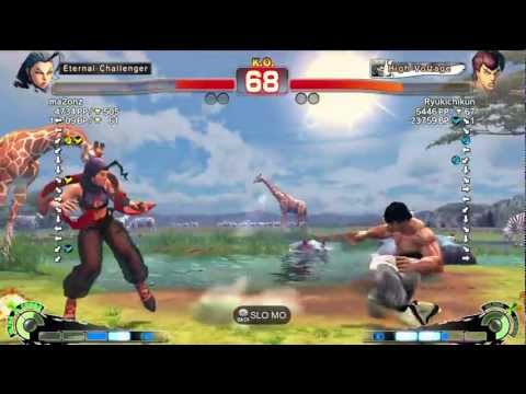 ma2onz (Rose) vs Ryukichikun (Fei Long) - AE2012 Ranked Match *720p HD*