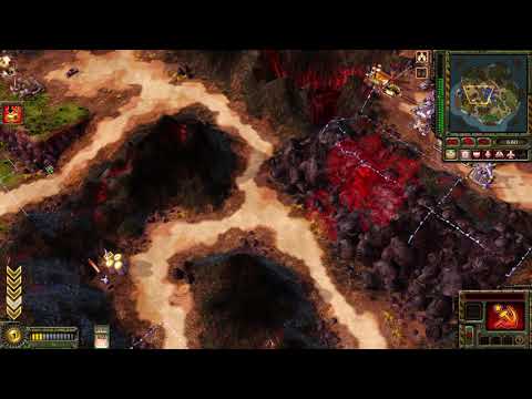 Final Game on , Epic War MOD , C&C Red Alert 3 , 3v3 Vs Brutal Ai , Multiplayer Gameplay