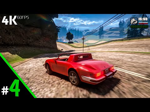 "GTA SAN ANDREAS DEFINITIVE EDITION" Gameplay #4 Walkthrough FULL GAME [4K HDR 60FPS PC]