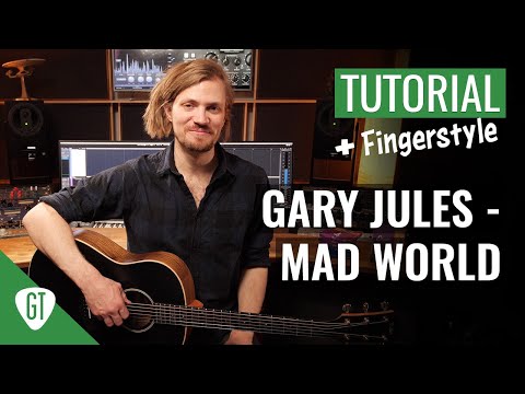 Gary Jules - Mad World (Fingerstyle) | Gitarren Tutorial Deutsch