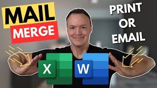 Mail Merge Made Easy: From Excel to Word to Outlook