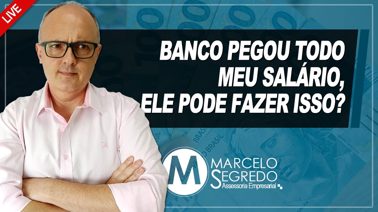 BANCO PODE RETER SALÁRIO PARA PAGAMENTO DE DÍVIDA? ISSO É LEGAL?