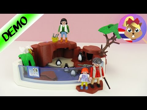 ของเล่นเพลย์โมบิล ชุด พิพิธภัณฑ์สัตว์น้ำ สระสำหรับนกเพนกวิน