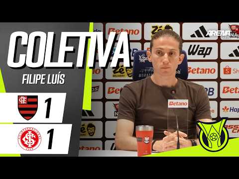 COLETIVA FILIPE LUÍS | AO VIVO | Flamengo x Internacional - Brasileirão 2026