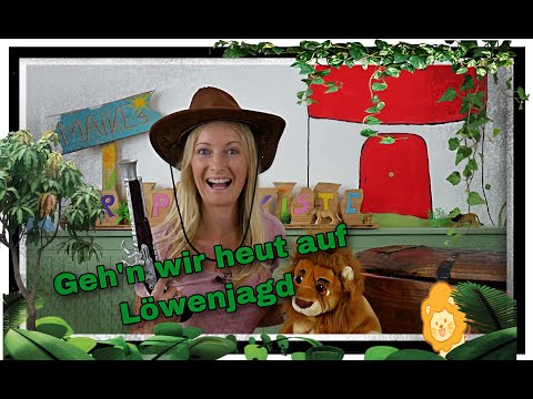 Geh'n wir heut auf Löwenjagd  🦁 I Kreisspiele I Bewegungsspiel I Spiele für die Kita