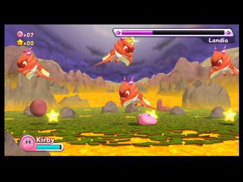 Kirby's Return to Dreamland Boss 7 - Landia
