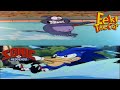 Eek the Cat and Sonic The Hedgehog SatAM: Eek and Sonic Water Skiing