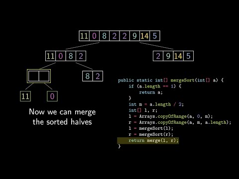Merge Sort Part 2: Divide and Conquer