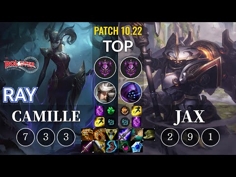 KT Ray Camille vs Jax Top - KR Patch 10.22