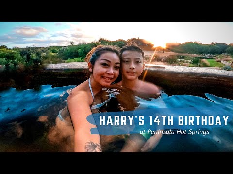 Harry’s 14th Birthday at Peninsula Hot Spring 🧖🏻‍♀️ 🧖‍♂️