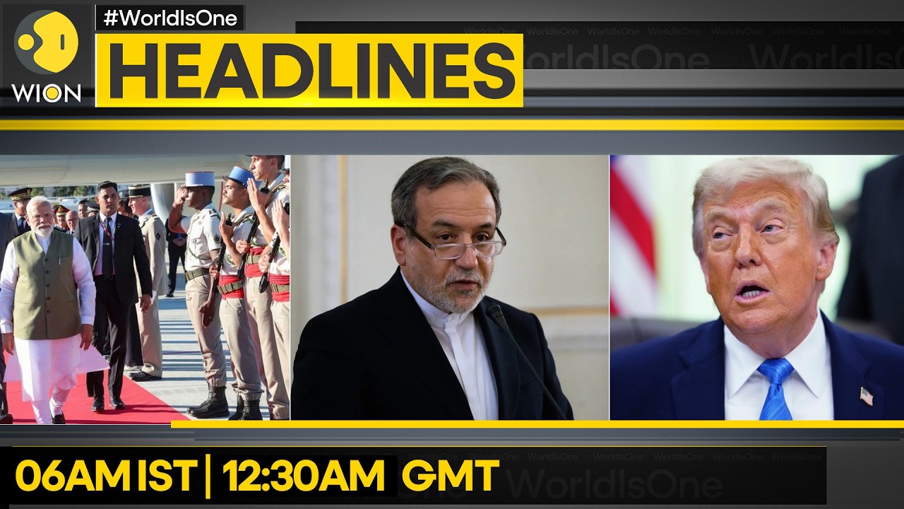 PM Modi Arrives in France | Trump: Iran, US Deal Scheduled For Sunday | WION Headlines