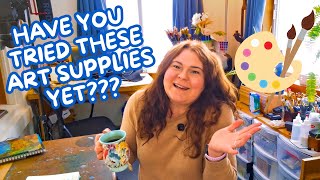 12 Super Exciting New Art Supplies for Summer 2025! Art Studio Vlog Art Haul