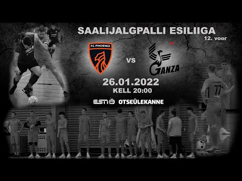 26.01.2022 kell 20:00 / JÕHVI FC PHOENIX  VS NARVA SK GANZA / SAALIJALGPALLI ESILIIGA 12. voor