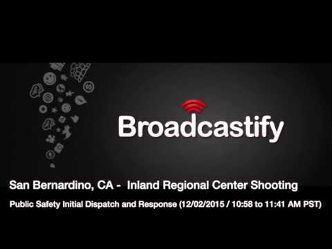 San Bernardino, CA Shooting Initial Response  (10:50-11:41 AM PST)