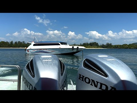 С острова Ко-Нгай до острова Ланта на спидботе Tiger Line Ferry с приключениями