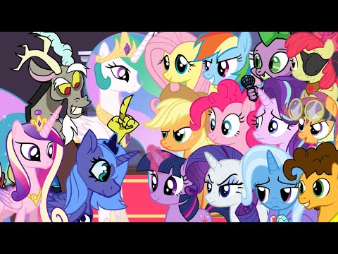 Santa but My Little Pony characters sing it (FNF Merry Christmas My Little Pony 🎄) - [UTAU Cover]