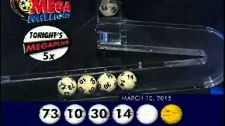 2015 03 10 Mega Millions Numbers and draw results