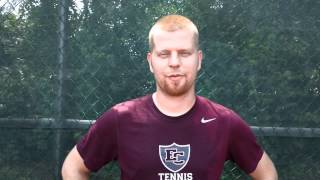 Earlham Men's Tennis HC Adam Van Zee on HCAC Tournament Title