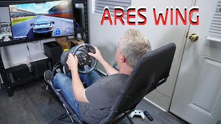 ARES WING Foldable Racing Sim Simulator Assembly & Review