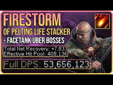 Face Tank UBER BOSSES - Blood Magic Firestorm Inquisitor Build Guide - Path of Exile: Secrets