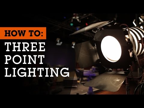 How To Set Up 3-Point Lighting for Film, Video and Photography