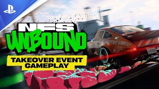 Need for Speed Unbound - Bande-annonce de gameplay du Takeover (avec A$AP Rocky) - 4K | PS5