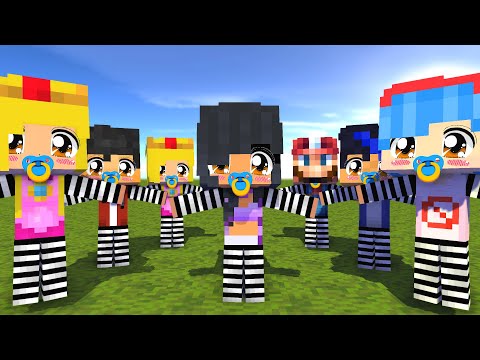 JOANA TUTU FIRST MEET PRISON FNF BOYFRIEND, APHMAU, EIN, AARON - MINECRAFT ANIMATION #shorts