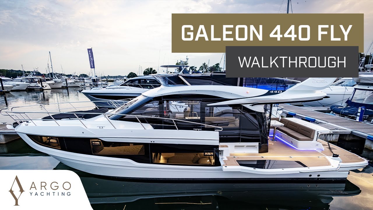 Galeon 440 Fly | Flybridge Yacht Tour