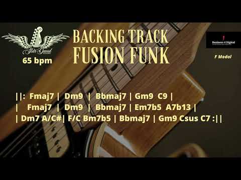 Backing Track Fusion Funk in F  Modal