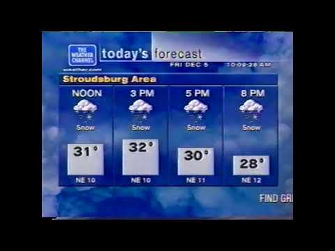 WeatherSTAR XL - 12/5/2003, 10:08AM - Before a Snowstorm