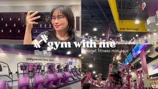 Gym with me | Planet Fitness Mini Tour | PF Black Card Perks | PF Amenities