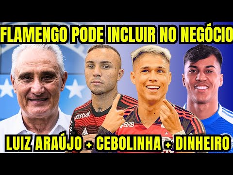 AGORA! CRUZEIRO QUER LUIZ ARAÚJO E CEBOLINHA "O CRUZEIRO QUE PROCUROU FLAMENGO POR KAIO JORGE??"