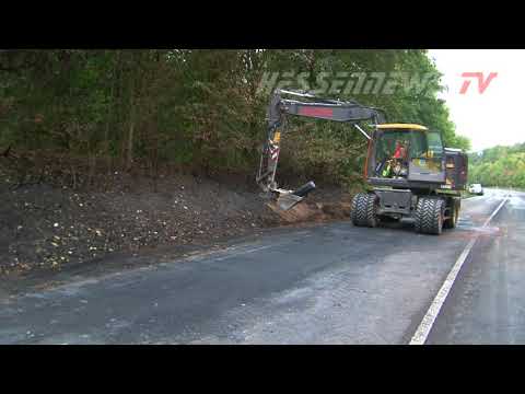 B7 bei Calden - Vollsperrung nach Busbrand bleibt weiterhin 13.09.2018