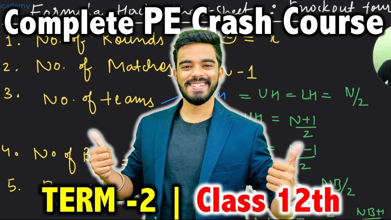 TERM 2 : Physical Education Crash Course | Best book for English