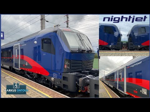 Der werksfrische 9 teilige Nightjet zum anfassen nah | Nightjet 2 | Ybbs / Donau | September 2022